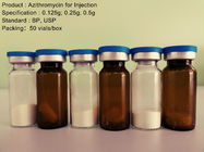 تزریق آنتی بیوتیک پودر خشک آزیترومایسین برای تزریق لیوپولیزه شده است