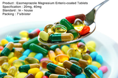 قرص 20mg ، 40 میلی گرم 40 میلی گرم خوراکی ، منیزیم و منیزیم با روکش منیزیم