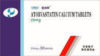 داروهای خوراکی هیپولیپیدمیک / قرص کلسیم آتورواستاتین 10mg 20mg 10x3 10x10