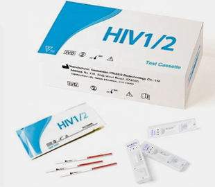 کیت تست Hiv گواهینامه ISO / آزمایش خون 2 دستگاه تست سریع NCU / Ml Hiv