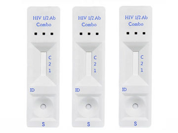 کیت تست Hiv گواهینامه ISO / آزمایش خون 2 دستگاه تست سریع NCU / Ml Hiv