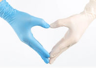 دستکش معاینه نیتریل یکبار مصرف پزشکی پزشکی با پودر با بافت انگشت