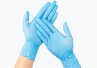 دستکش معاینه نیتریل یکبار مصرف پزشکی پزشکی با پودر با بافت انگشت