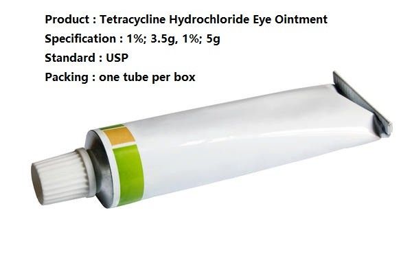 داروهای چشم پزشکی پماد چشم تتراسایکلین هیدروکلراید 1٪ 3.5g 1٪ 5g
