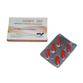 آنتی بیوتیک خوراکی آزیترومایسین 250 میلی گرم قرص 6 Pack / Macrolide آنتی بیوتیک