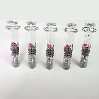 سرنگ شیشه یکبار مصرف Luer Lock Refiled 0.5ml 1ml For Cbd Oil